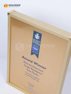 Plakat Frame Penghargaan Best Architecture...