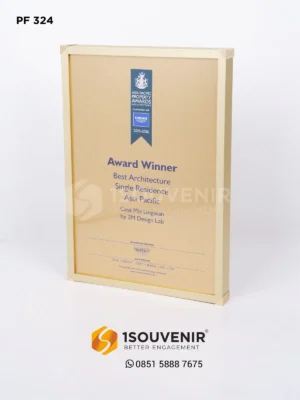 Plakat Frame Penghargaan Best Architecture...