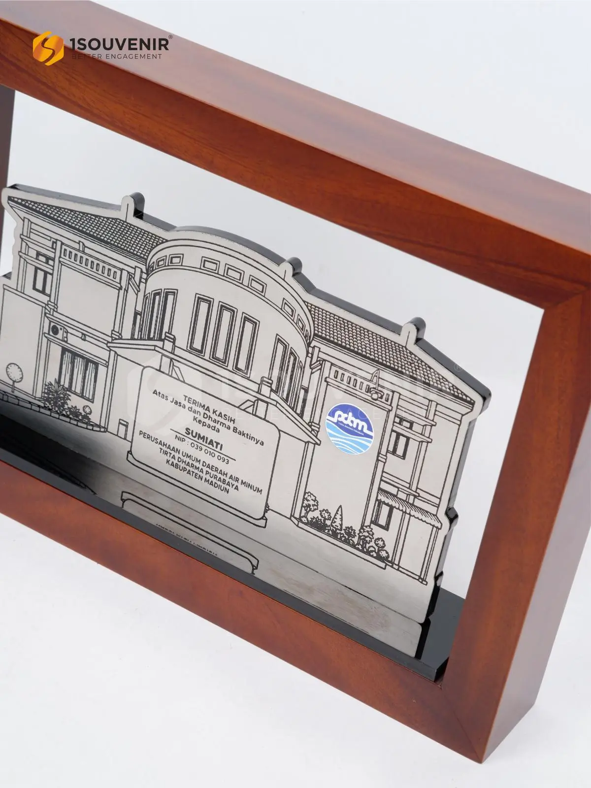 Plakat Frame PDAM Tirta Dharma Purbaya Kabupaten Madiun 2 DETAIL-PF335 Plakat Frame PDAM Tirta Dharma