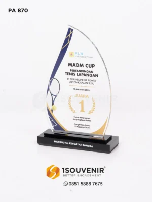 Jogjaplakat | Toko Plakat & Pusat Plakat Terlengkap 38 Plakat Akrilik MADM Cup Juara Tenis...