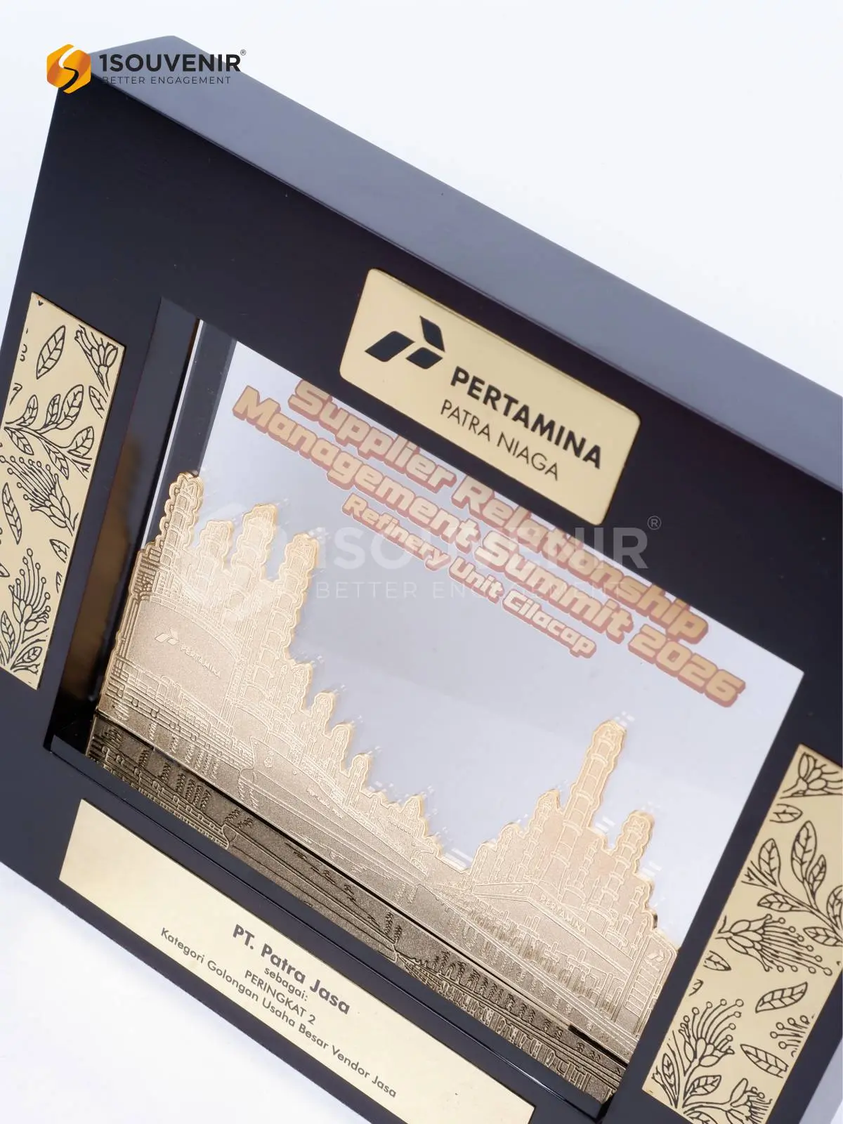 Plakat Frame Supplier Relationship Management Summit Pertamina Patra Niaga 2 DETAIL-PF352 Plakat Frame Supplier Relationship Management Summit