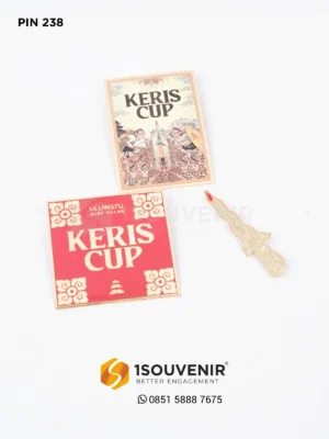 Pin Logam Keris Cup Uluwatu Surf Villas
