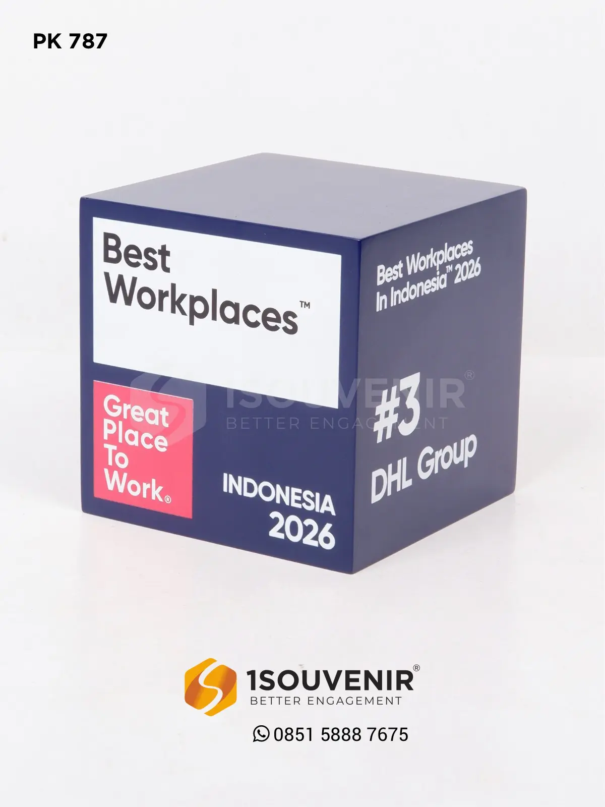 Plakat Kayu Best Workplaces In Indonesia DHL Group 1 PK787 Plakat Kayu Best Workplaces In Indonesia