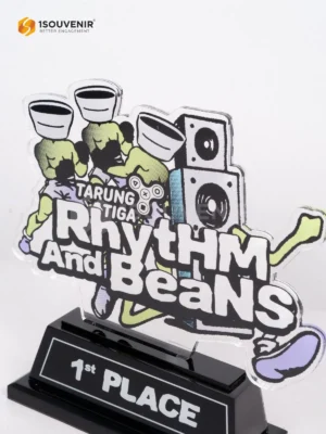 Plakat Akrilik Tarung Tiga 1st Place Rhythm...