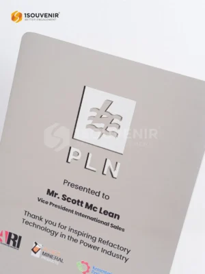 Plakat Logam Refractory Technology in the Power Industry PLN