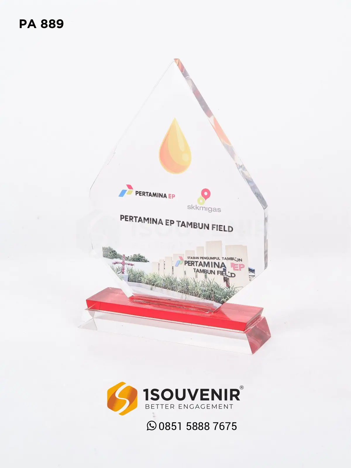 Plakat Akrilik Pertamina EP Tambun Field 1 PA889 Plakat Akrilik Pertamina EP Tambun
