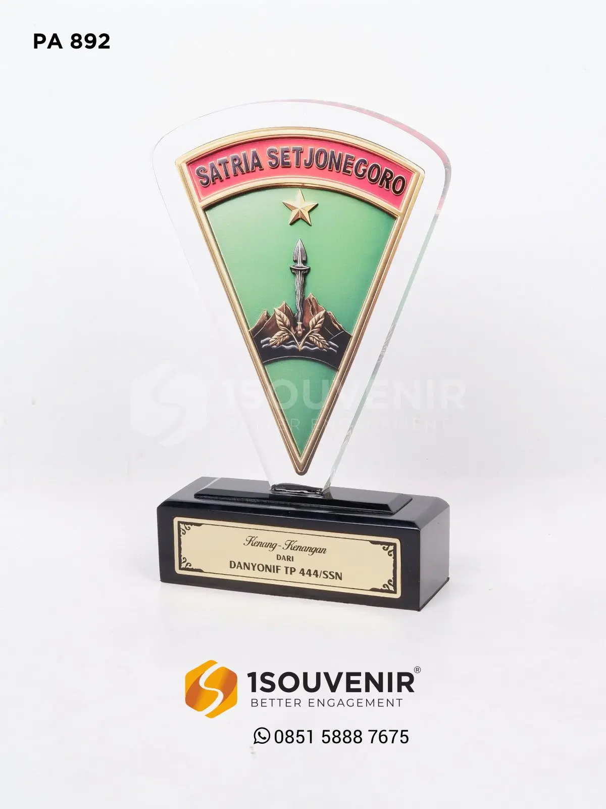 Plakat Akrilik Danyonif TP 444/SSN 1 PA892 Plakat Akrilik Danyonif TP
