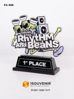 Plakat Akrilik Tarung Tiga 1st Place Rhythm...