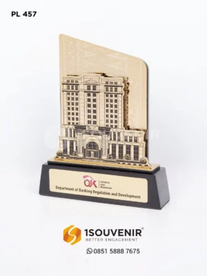Plakat Logam Departement of Banking Regulation...