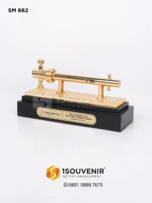 Miniatur Pipa E-100 CNG Plant Perta Daya Gas Semarang