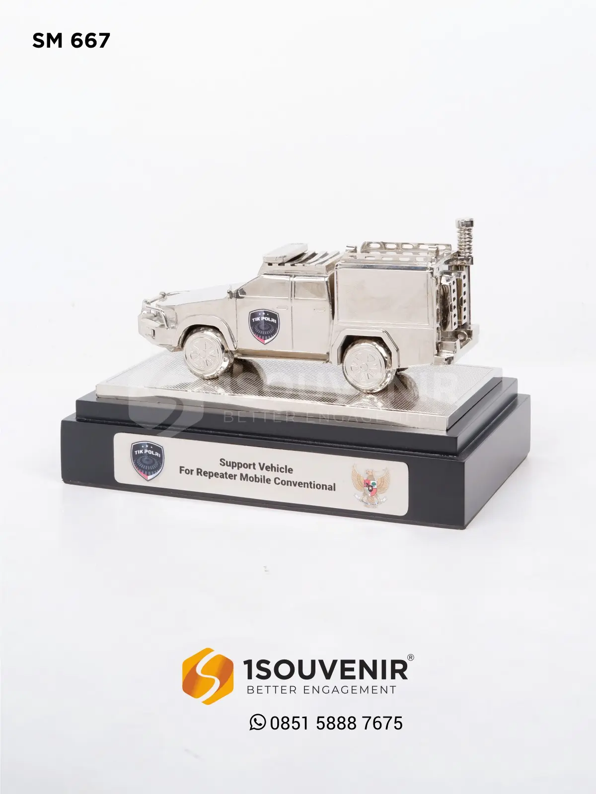 Miniatur Support Vehicle For Repeater Mobile Conventional Polri 1 SM667 Miniatur Support Vehicle
