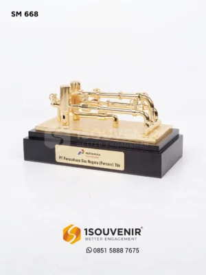 Miniatur Pipa PT Perusahaan Gas Negara